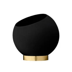 AYTM Globe Blumentopf, XS, Schwarz