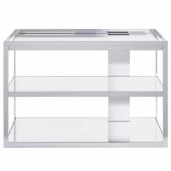 Open Kitchen Rahmen 100, Edelstahl Gebürstet