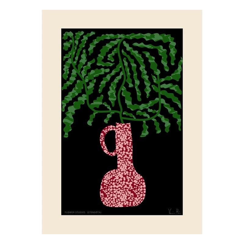 Flower Studies 03 Poster, Stensöta 3 Flower Studies 03 Poster, Stensöta