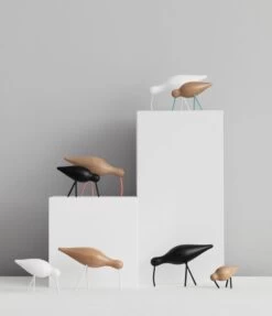 Normann Copenhagen Shorebird, Mittelgroß, Schwarz -Allgemeiner Haushaltswarenladen 2016 Normann Catalogue Acc 43