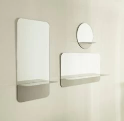 Normann Copenhagen Horizon Spiegel, Vertikal, Edelstahl -Allgemeiner Haushaltswarenladen 2022 Horizon Mirror Horizontal Horizon Mirror Round Horizon Mirror Vertical Stainless Steel 01 1