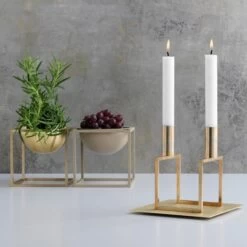 By Lassen Line Kerzenhalter, Messing 10 By Lassen Line Kerzenhalter, Messing -Allgemeiner Haushaltswarenladen 311 ByLassen iso