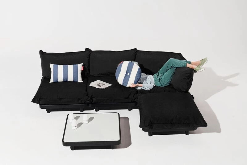 Fatboy King Outdoor Kissen, Gestreift, Ocean Blue 4 Fatboy King Outdoor Kissen, Gestreift, Ocean Blue – Bild 2