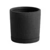 Hay Plant Pot Mit Untersetzer, M, Schwarz -Allgemeiner Haushaltswarenladen 5275Hay 20 TH
