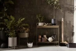 Ferm LIVING Topf Sekki, M, Graphitgrau -Allgemeiner Haushaltswarenladen 71 1238