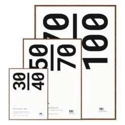 Rahmen, Eiche Dunkel -Allgemeiner Haushaltswarenladen 90042