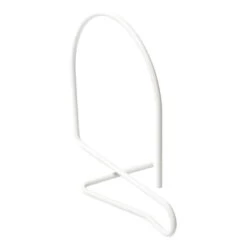 Wire Buchstütze, Rund, Weiß