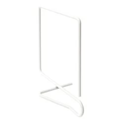 Wire Buchstütze, Quadratisch, Weiß