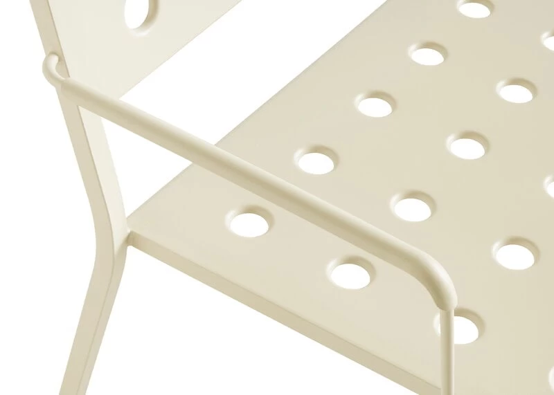 Hay Balcony Loungebank Mit Armlehne, 121,5 x 69 cm, Kreidebeige – Bild 2