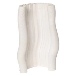 Ferm LIVING Moiré Vase, Cremeweiß