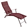 Bistro Metall Chaiselongue, Schwarzkirsche -Allgemeiner Haushaltswarenladen Fermob BISTRO CHAISE LONGUE Black Cherry ee