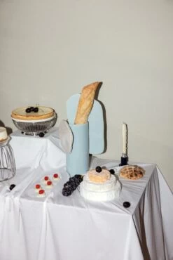 Hay Tube Kerzenhalter, S, Dunkelblau -Allgemeiner Haushaltswarenladen Finnish Design Shop 0723P FDS kesa 2023 1348