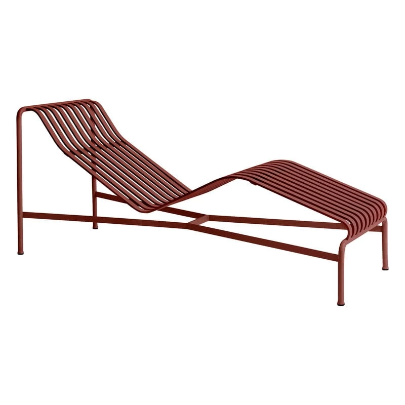 Hay Palissade Chaiselongue, Rostrot 3 Hay Palissade Chaiselongue, Rostrot