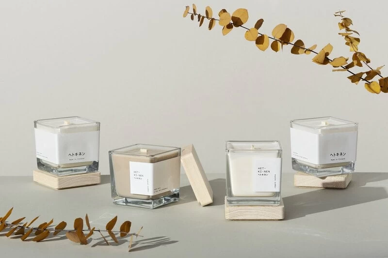 Veggie Wachskerze, Happy Holidays 6 Veggie Wachskerze, Happy Holidays – Bild 4