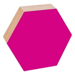 Noteboard, Sechseckig, 26 Cm, Magenta