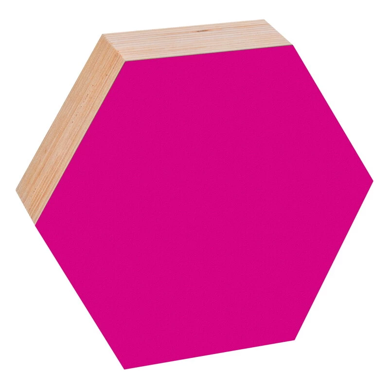Noteboard, Sechseckig, 26 Cm, Magenta 3 Noteboard, Sechseckig, 26 Cm, Magenta