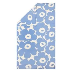 Marimekko Unikko Bettbezug, 150 X 210 cm, Hellblau - Creme