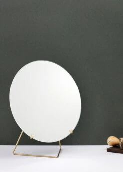 Moebe Stehspiegel 30 Cm, Messing -Allgemeiner Haushaltswarenladen MOEBE MIRROR IC 02