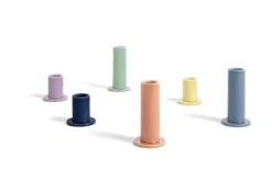 Hay Tube Kerzenhalter, M, Pfirsichrosa -Allgemeiner Haushaltswarenladen Tube Candleholder family 1