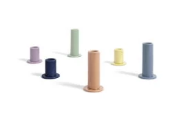 Hay Tube Kerzenhalter, S, Dunkelblau -Allgemeiner Haushaltswarenladen Tube Candleholder family