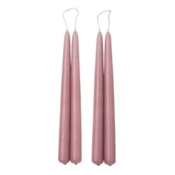 Blossom Kerze, 4 Stück, Warmes Rosa