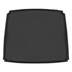 CH26 Kissen, Schwarzes Leder Loke 7150