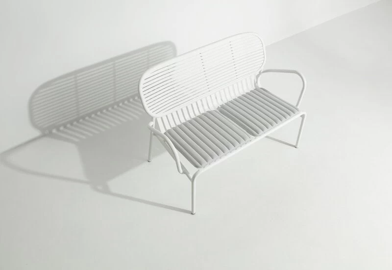 Week-end Sitzkissen, Groß, Perlgrau 4 Week-end Sitzkissen, Groß, Perlgrau – Bild 2