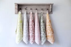 Puutarha Handtuch/Serviette, Weiß - Limettengrün -Allgemeiner Haushaltswarenladen lapuankankurit puutarha towel napkin 2 1